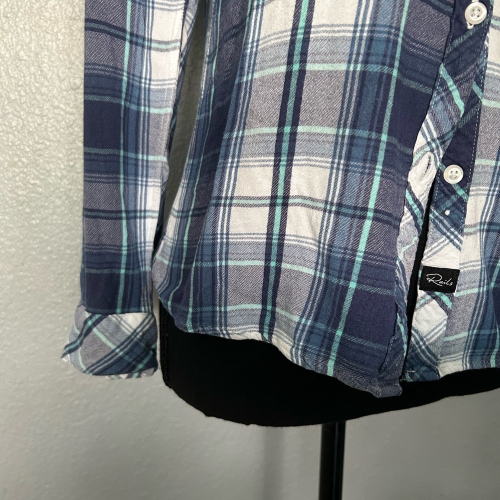Rails Small Flannel/Button down - Picture 3 of 4
